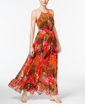 Inc International Concepts Flounce-hem Maxi Dress, Only At Macy's