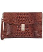Brahmin Ruth Embossed Leather Clutch
