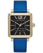 Marc Jacobs Women's Vic Blue Leather Strap Watch 30mm Mj1438
