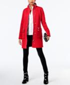 I.n.c. Stand-collar Knit Coat, Created For Macy's