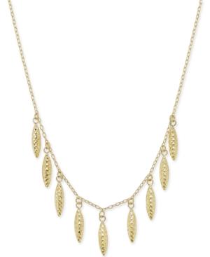 Fringe Drama Necklace In 10k Gold