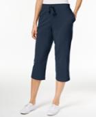 Karen Scott Petite Drawstring Capri Pants, Created For Macy's