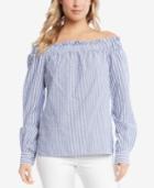 Karen Kane Striped Off-the-shoulder Top