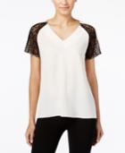 Catherine Catherine Malandrino Majorie Lace-sleeve Blouse