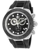 Invicta Men's Swiss Chronograph Subaqua Black Silicone Strap Watch 50mm 15581