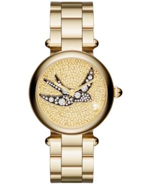 Marc Jacobs Women's Dotty Gold-tone Stainless Steel Bracelet Watch 34mm Mj3498