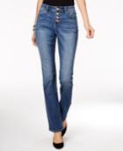 Inc International Concepts Button-fly Gibson Wash Bootcut Jeans, Only At Macy's