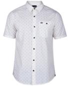 Hurley Men's Johnnie Geo-print Cotton Shirt