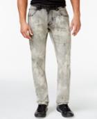 Inc International Concepts Jamal Slim-fit Gray Bleach Wash Jeans, Only At Macy's