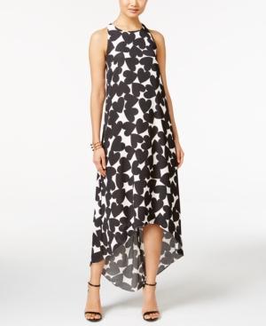 Cece By Cynthia Steffe Heart-print High-low Maxi Dress