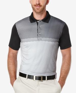 Pga Tour Men's Tonal Print Golf Polo