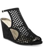 Material Girl Kinzley Peep-toe Wedge Sandals, Only At Macy's Women's Shoes