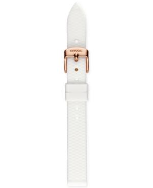 Fossil Women's Q Dreamer White Silicone Watch Strap Ftj9013