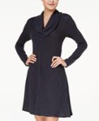 Bcx Juniors' Cowl-neck Rib-knit Dress