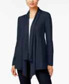 Style & Co. Ribbed Open-front Cardigan, Only At Macy's