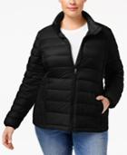 32 Degrees Plus Size Packable Down Puffer Coat
