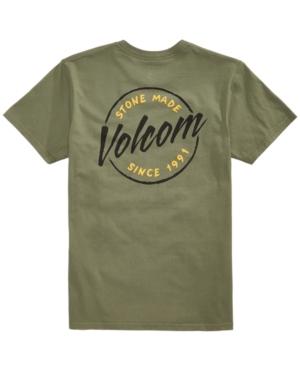 Volcom Men's Script Slash Logo T-shirt, Created For Macy's