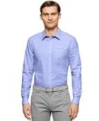 Calvin Klein Regular-fit Cool Tech Dobby Check Ombre Dress Shirt