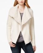 American Rag Faux-shearling Cardigan, Only At Macy's