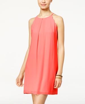 Bcx Juniors' Scalloped Halter Dress