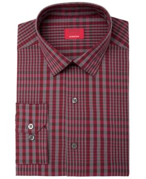 Alfani Men's Slim-fit Stretch Bold Even Plaid Dress Shirt, Created For Macy's