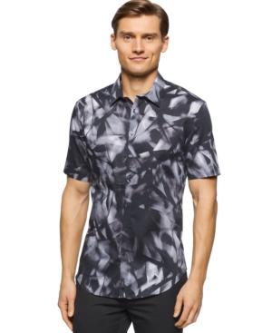 Calvin Klein Short-sleeve Shadow-print Shirt