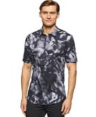 Calvin Klein Short-sleeve Shadow-print Shirt