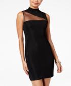 Teeze Me Juniors' Illusion-mesh Bodycon Dress