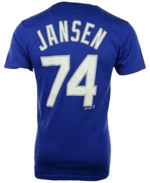 Majestic Men's Short-sleeve Kanley Jansen Los Angeles Dodgers Player T-shirt