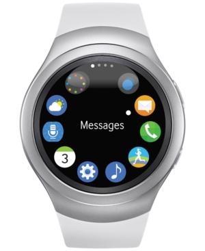 Samsung Gear S2 Unisex White Strap Smart Watch 42mm Sm-r7200zwaxar