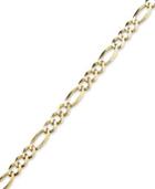 Men's 14k Gold Bracelet, 3-9/10mm Curb Chain