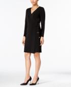 Thalia Sodi Belted Wrap Dress, Only At Macy's