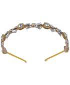 Deepa Gold-tone Crystal & Bead Headband