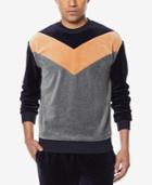 Sean John Men's Velour Colorblocked Sweatshirt