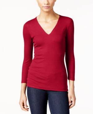 Inc International Concepts Ribbed Top, Created For Macy's