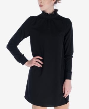 Verona Collection Silva Ruffled Mock-neck Top