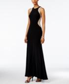 Xscape Beaded Illusion Gown