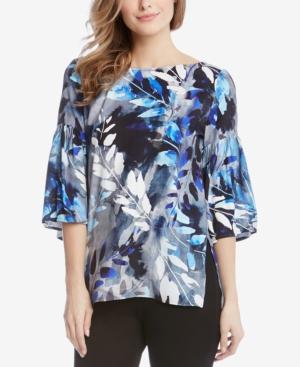 Karen Kane Flutter-sleeve Blouse