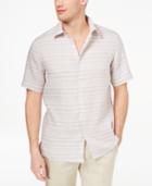 Tasso Elba Men's Matisse Stripe Linen Shirt, Created For Macy's