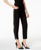 Nine West Piped Pull-on Pants