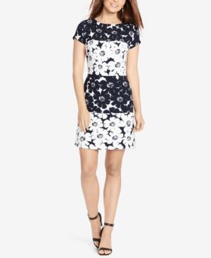 American Living Floral-print Crepe Dress