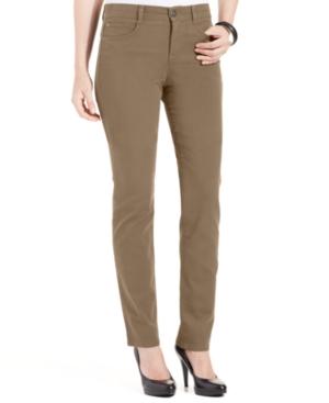 Style & Co Petite Slim-leg Tummy-control Jeans, Created For Macy's