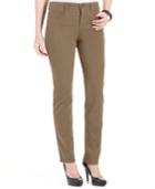 Style & Co Petite Slim-leg Tummy-control Jeans, Created For Macy's