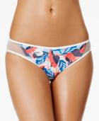 Vince Camuto Printed Mesh-side Bikini Bottoms Women's Swimsuit