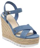 Guess Women's Genisi Espadrille Wedge Sandals Women's Shoes