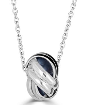 Love Knot 18 Pendant Necklace In Sterling Silver