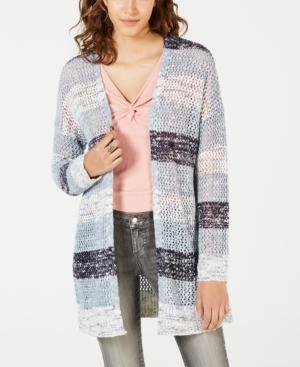 American Rag Juniors' Striped Cardigan, Created For Macy's
