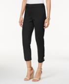Jm Collection Embellished Cropped Pants, Created For Macy's