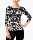 Inc International Concepts Embellished Sweater, Created For Macy's