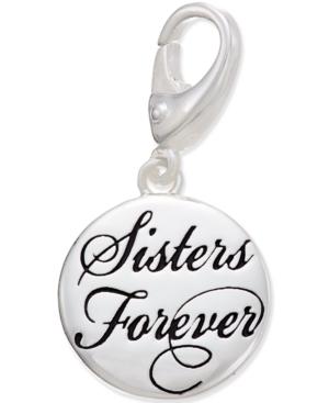 Giani Bernini Sisters Forever Clip-on Charm In Sterling Silver, Only At Macy's